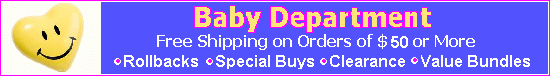 Baby Department Online Sale Specials-Strollers,Cribs,Clothing,Toys & More