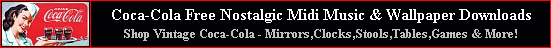 Coca-Cola Free Nostalgic Midi Music & Wallpaper Downloads