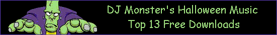 DJ Monster's Halloween Music Top 13 Free Downloads
