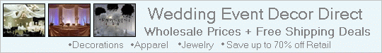 Wedding Planet-wholesale wedding event decorations & Wedding Dress Apparel - Save up to 70% off + Free Shipping