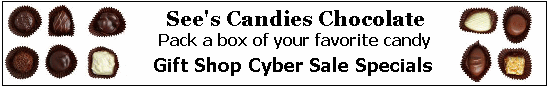 See's Candy Chocolate Online Cyber Sale Specials