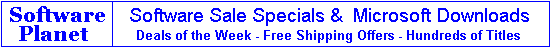 Software Planet-Deals of the Week-Free Shipping Offers-Hundreds of Titles